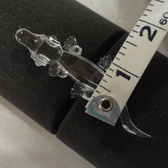 Swarovski Silver Crystal "Miniature Alligator" Made in Austria. 100% Authentic. - Picture 5 of 9